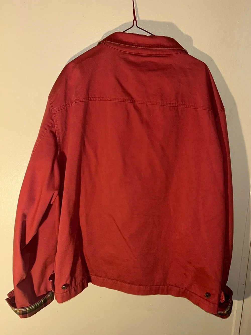 Vintage Polo Ralph Lauren Red Harrington Jacket Men’s XXL